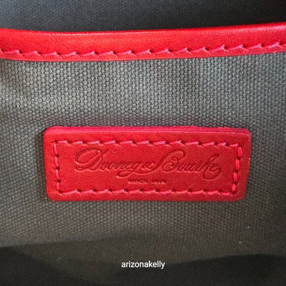 UNUSED Dooney & Bourke Plaid Leather Tote Bag Shopper With Dustbag - Picture 10 of 16